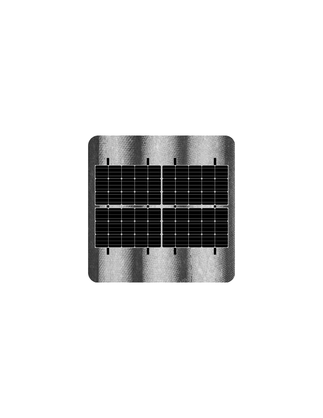 Kit De Fixation Panneaux Solaires Pour Toit En T Le Ondul E Sur