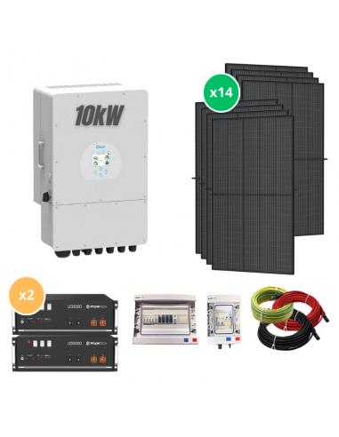 Kit Solaire Autoconsommation Avec Stockage Triphas Kwc Pv