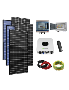 Kit Solaire Autoconsommation pour Pergola 2200W - Bifacial  - GROWATT -  Growatt  | SoluSun