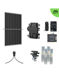 Kit solaire autoconsommation 3000W VOLTEC + micro-onduleur ENPHASE - Toit  plat