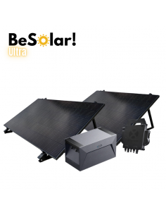 Kit solaire Plug & Play 860W BeSolar Ultra avec batterie 1600Wh