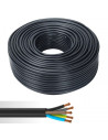 Cable triphasé 5g2,5mm2 noir -  Solu'Sun  | SoluSun