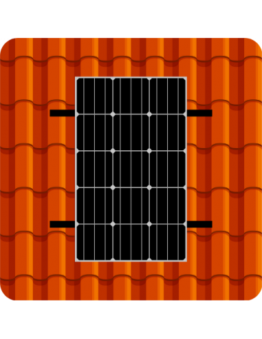 Kit de Fixation 1 panneau solaire...