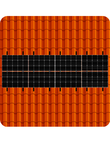 Kit de Fixation 8 panneaux solaires...