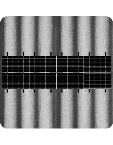 Kit de Fixation 8 panneaux solaires...