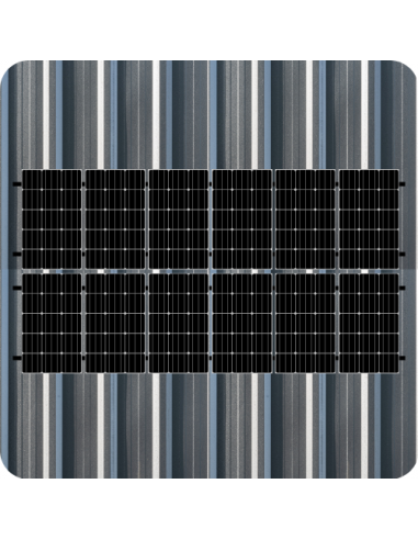Kit de Fixation 12 panneaux solaires...