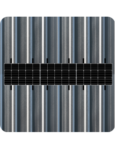 Kit de Fixation 3 panneaux solaires...