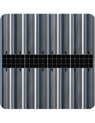 Kit de Fixation 4 panneaux solaires...