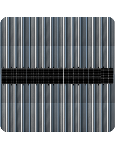 Kit de Fixation 18 panneaux solaires pour toit en bac acier sur 2 lignes | Orientation : Paysage -  ESDEC  | SoluSun