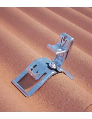 Kit de Fixation 18 panneaux solaires pour toit en tôle ondulée sur 2 lignes | Orientation : Paysage -  ESDEC  | SoluSun