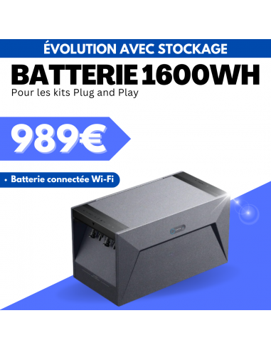 Batterie Plug&Play BeSolar Ultra 1600Wh