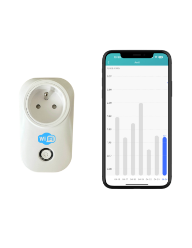Prise de suivi de production connectée WiFi 2.4Ghz pour panneau solaire plug and play -    | SoluSun