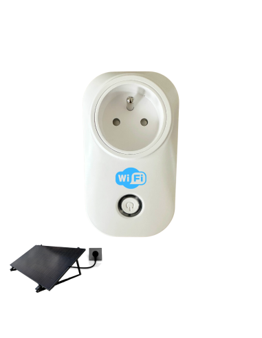 Prise de suivi de production connectée WiFi 2.4Ghz pour panneau solaire plug and play -    | SoluSun