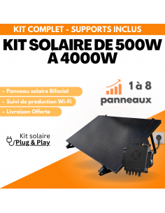 Kit Solaire Prêt à Brancher sur prise BeSolar! - 500W à 4000W