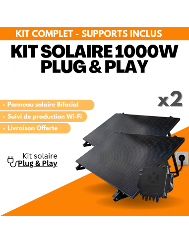 Kit Solaire Prêt à Brancher sur prise...