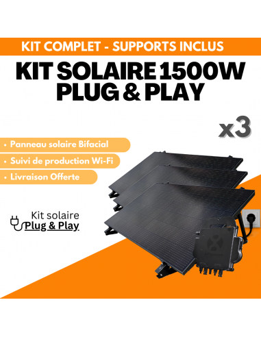 Kit Solaire Prêt à Brancher sur prise...