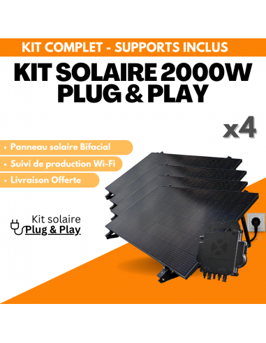 Kit Solaire Prêt à Brancher sur prise...