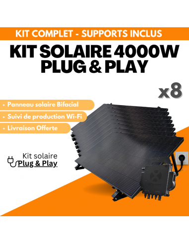 Kit Solaire Prêt à Brancher sur prise...