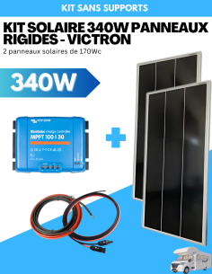 Kit solaire 340W pour camping car / MPPT Victron -  Solu'Sun  | SoluSun