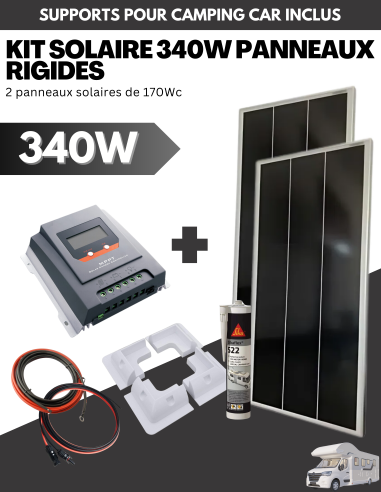 Kit solaire 340W pour camping car...