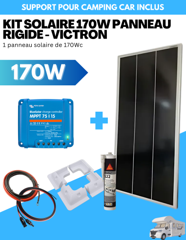 Kit solaire 170W pour camping car...