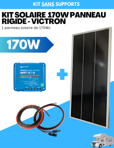 Kit solaire 170W pour camping car / MPPT Victron -  Solu'Sun  | SoluSun