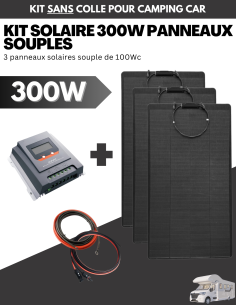 Kit solaire 300W panneaux souples -  Solu'Sun  | SoluSun