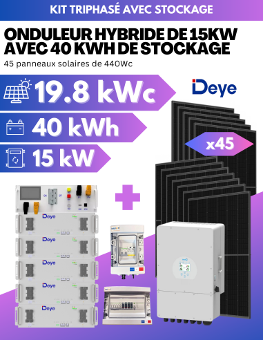 Kit solaire autoconsommation avec...