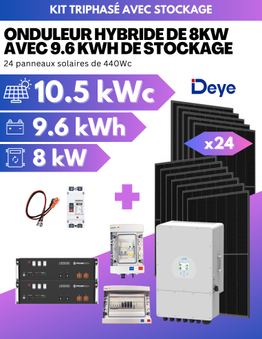 Kit solaire autoconsommation avec...