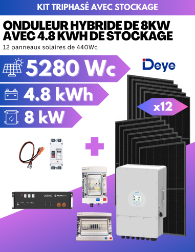 Kit solaire autoconsommation avec...