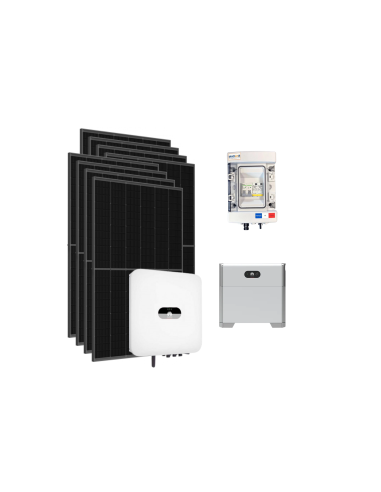 Kit solaire autoconsommation avec Stockage Huawei 3520W - 230V - Batteries Lithium 5kWh + Power Module -  Huawei  | SoluSun