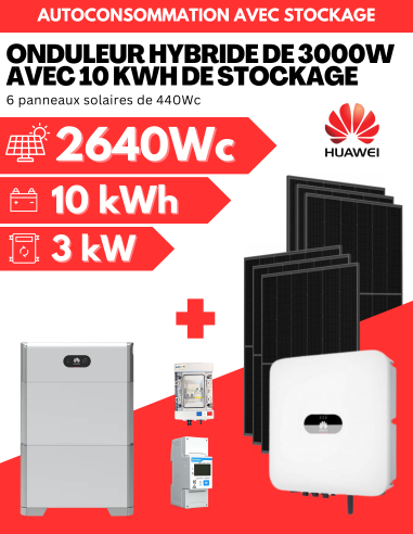 Kit solaire autoconsommation avec...