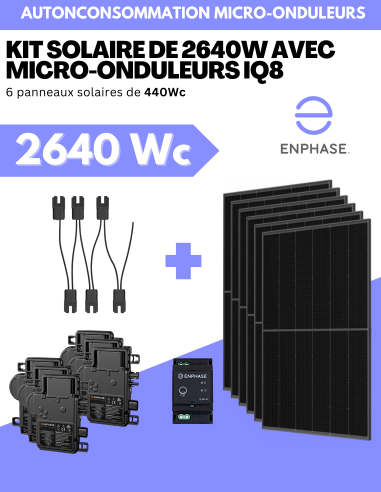 Kit Solaire Autoconsommation ENPHASE...