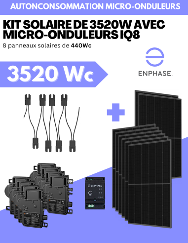 Kit Solaire Autoconsommation ENPHASE...