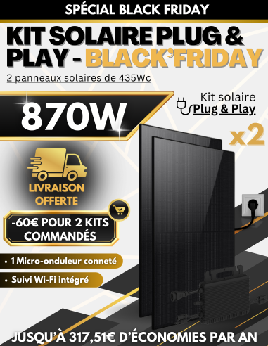 Panneau solaire Plug & Play - 2...