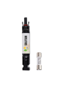 Porte-fusible solaire photovoltaïque étanche connecteur MC4 mâle/femelle - 15A 1000V -  Solu'Sun  | SoluSun