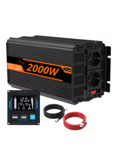 Convertisseur Pur Sinus 12V-220V - 2000W (4000W en pic) -  Solu'Sun  | SoluSun