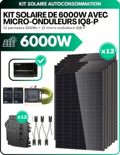 Kit Solaire Autoconsommation ENPHASE IQ8P - 6000W -  Enphase  | SoluSun