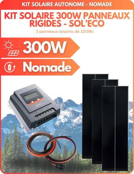 Kit solaire 300W pour camping car -  Solu'Sun  | SoluSun