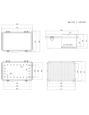 Coffret Isolant pour Disjoncteur Bipolaire DC - Conforme CONSUEL  | SoluSun