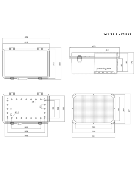 Coffret Isolant pour Disjoncteur Bipolaire DC - Conforme CONSUEL  | SoluSun