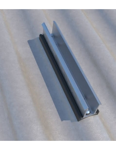 Kit de Fixation 2 panneaux solaires pour toit en bac acier sur 2 lignes | Orientation : Portrait -  ESDEC  | SoluSun