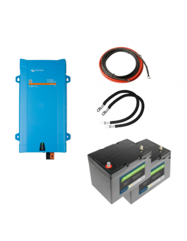 Kit batterie Li-Ion rechargeable et chargeur secteur 220V pour le
