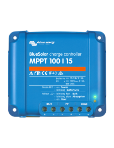 Régulateur de charge solaire BlueSolar MPPT 100/15 -  Victron  | SoluSun