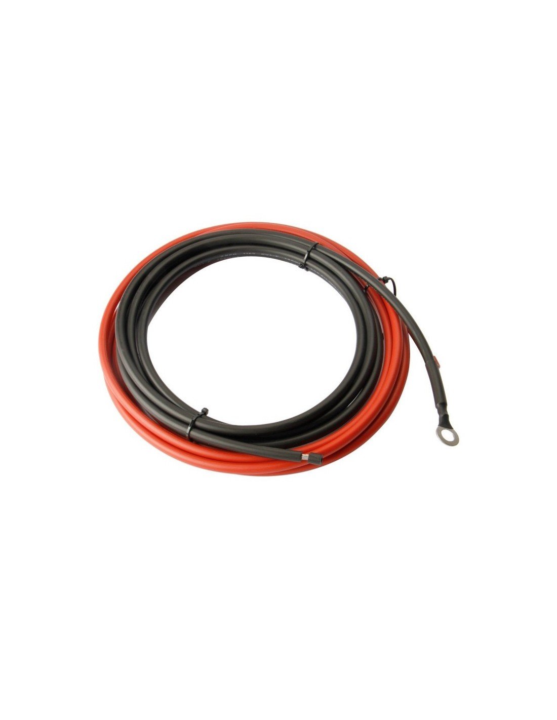 Kit Câble Solaire 6 mm² (2 X 10 mètres Rouge / Noir) + Paire de