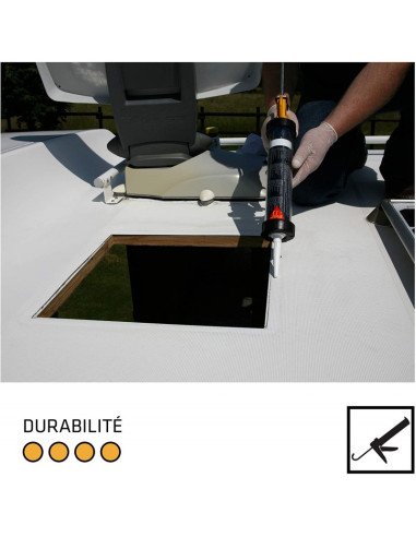 COLLE MASTIC HYBRIDE POLYVALENTE 300ML - SIKAFLEX® 522 CARAVAN -    | SoluSun