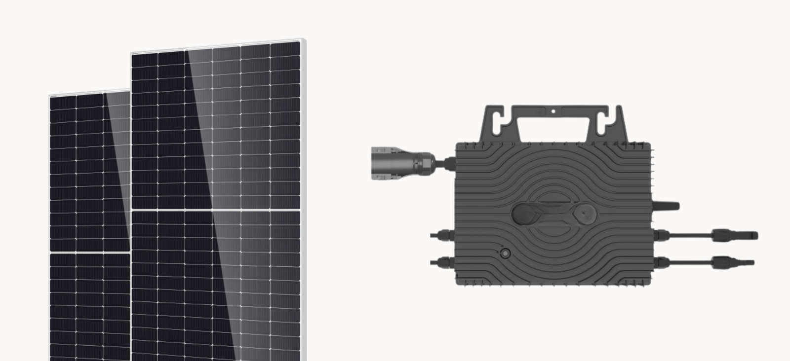 Micro-onduleur Solaire SOSSEN 1000W - WiFi/Bluetooth, Double MPPT, IP67, Pour 2 Panneaux Jusqu'à 670Wc, Câble AC 5m Inclus