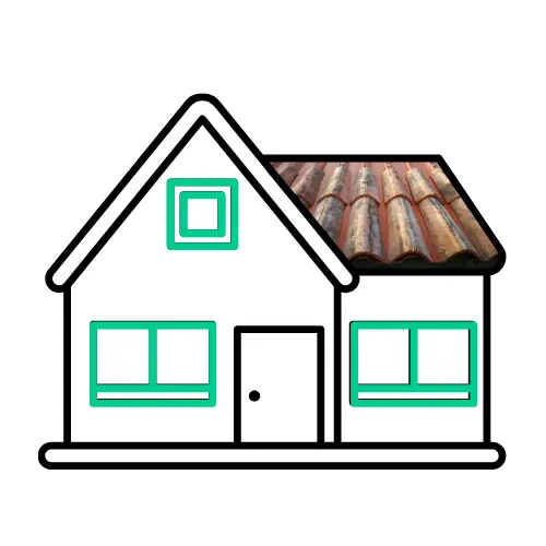 Toiture en plaques sous tuiles